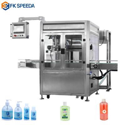 China FK-SPEEDA Full Automatic Tracking Food Filling Machine For Shampoo With 4 Pcs Filling Nozzles Detergent Filling Machine Automatic for sale