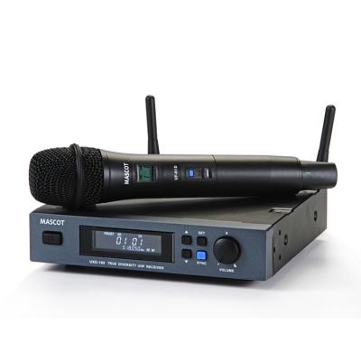 China MASCOT High Quality UHF Mini Mic Handheld Microphone Studio Equipment Wireless Microphone System Uxd-100 for sale