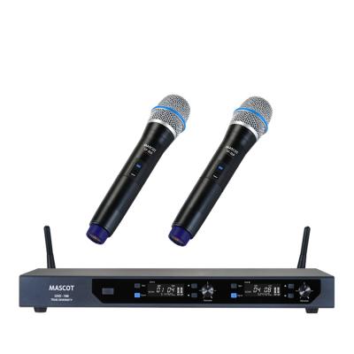 China High Quality Handheld Wireless Microphone UHF Wireless Microphone Church Live Music Concert Stage Professional Use Performance Meeting MIC For Singing MASCOT for sale