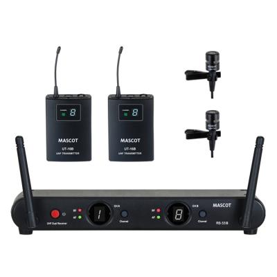 China Lavalier Microphone Factory Directly Offer MASCOT Best Mic Clip Studio Professional Microphone System Rs-33b for sale