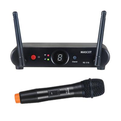 China Microphone Factory Sale MIC MASCOT Wireless System Handheld Microphone For Karaoke Sing Dynamic Rs-31b for sale