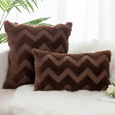 China Wholesale Anti-Static Modern Custom Cushion Cover Sofa Decoration Artificial Fur Pillow Cover Home Decoration for sale