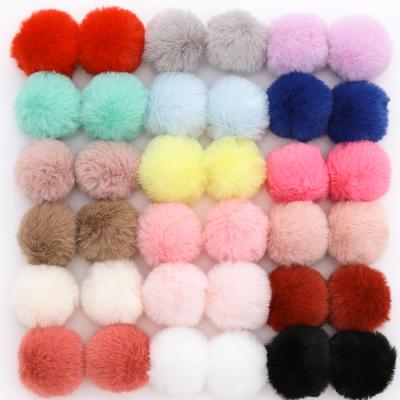 China Wholesale Cheap Plush Ball Soft Hand Feeling Christmas Jewelry Accessories Head Chain Hair Ball for sale