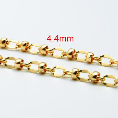 China Fashion And Elegant Handmade Chain Gold Necklace Chain Gold DIY Wholesale for sale