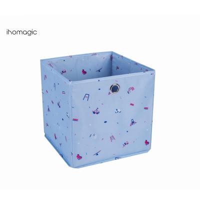 China Polyester Cloth Eco-Friendly Sustainable Collapsible Collapsible Kids Toy Organization Storage Boxes for sale