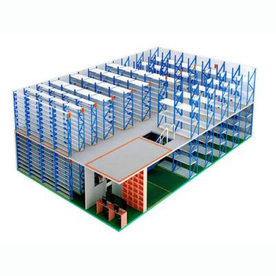 China Corrosion Protection OEM Industrial Storage Warehouse Structural Steel Mezzanine Floor for sale