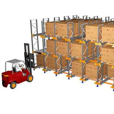 China Warehouse Storage System Metal Warehouse Storage Radio Shuttle Racking System for sale