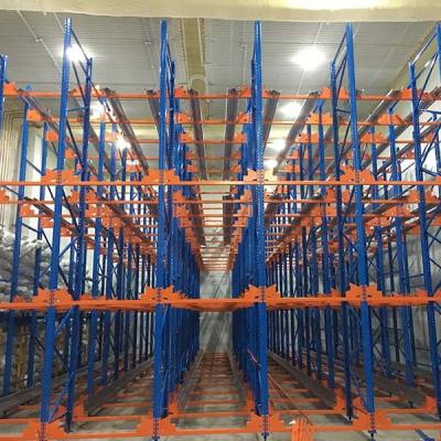 China High Density Warehouse Storage System Warehouse Storage Pallet Shuttle Racking for sale