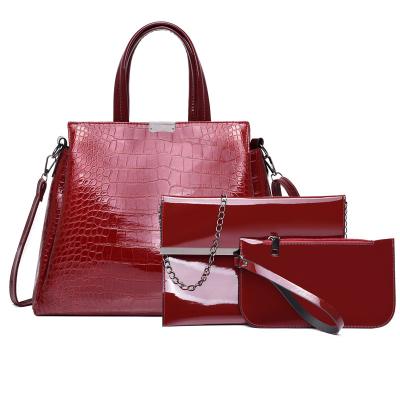 China 2021 New Style Fashion Women's Multi Style Popular Women's Single Piece Bag Crocodile Shoulder Bag Messenger Handbag for sale