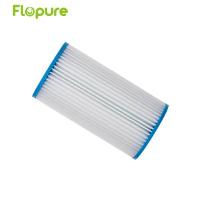 China Swimming Pool Filter Cartridge Flopure Brand Spa And Swimming Pool Pleated Filter Cartridge ISO Certification Blue And White Made In China for sale