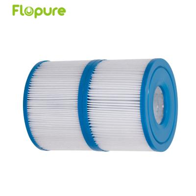 China Easy Install Blue Or White Swimming Pool Filter Cartridge Spa Replacement Cartridge Filter Equipment for sale