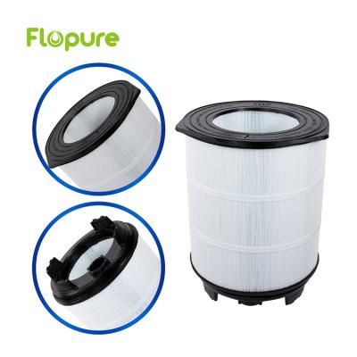 China SPA Flopure brand PET pool and pool and spa replacement pleated filter cartridge for swimming pool housing with high quality for sale