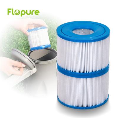 China Home Spas 50 Micron Pleated PP Polyester Deposit Filter Cartridge Swimming Pool Accessories for sale