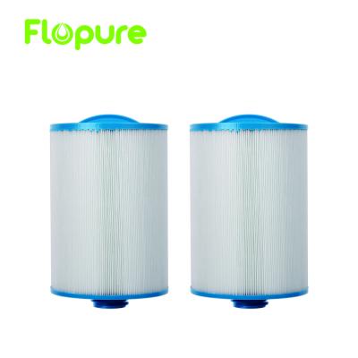 China Home Spas PET Material White And Blue Pleated Filters Used For Outdoor Housing Adult Swimming Pools A Or C H S Replacements for sale