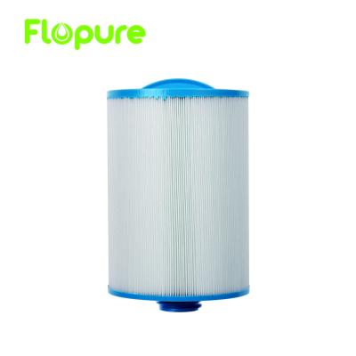 China SPA Cartridge Filter Flow Pool Equipment Outdoor Swimming High Bath Pleated Big Blue Flow Filter for sale