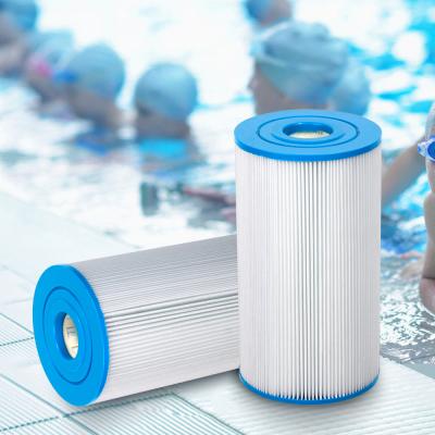 China Hotels Flopure 20um pleated filter cartridge construction in swimming pool housing replacements for sale