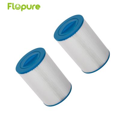 China Pool Filter Cartridge Flopure Spa Pool Filter Hot Tub Filter Replacement Pool Spa Supplier Made in China for sale