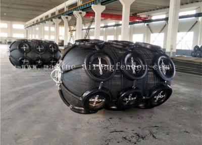 China D1.5m x L3.0m Marine Floating Pneumatic Yokohama Rubber Fenders for sale