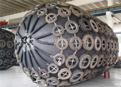 China D3.3m*L6.5m 80 KPa Pneumatic Marine Fender Natural Rubber For Ocean Platforms for sale