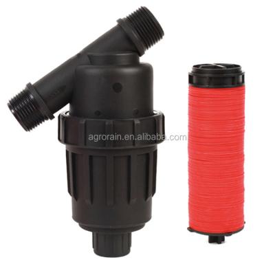 China Agriculture Irrigation 3/4 inch plastic micro type Y disc filter inline filter for irrigation system 1725D120 for sale