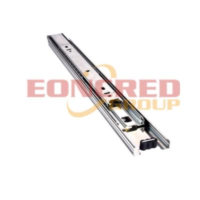 China Furniture Hardware Accessories Full Extension Rail Drawer 40mm Ball Bearing Slide Telescopic Drawer Handle for sale