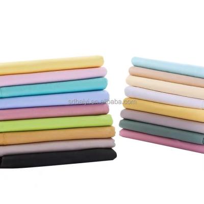 China New 100% Polyester Antistatic Microfiber Customized Solid Fabric Dyed Solid Dyed Fabric Cloth for sale