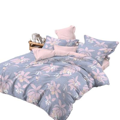 China Tear-Resistant 100% Polyester Material Dye Printed Fabric Polyester Brushed Bed Sheets Fabric For Home Textile for sale