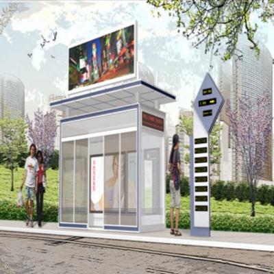 China High Quality Modern Outdoor Street Metal Booth With Air Conditioner for sale