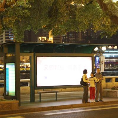 China Modern new style city advertising booth with light box for sale