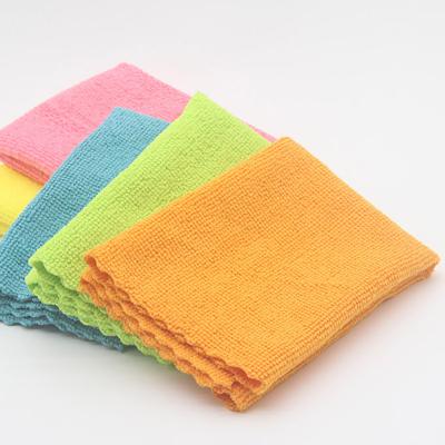 China Sustainable Universal Cheap And Durable Dust Cleaning 40x40 Super Absorbent Kitchen Microfiber Cloths for sale