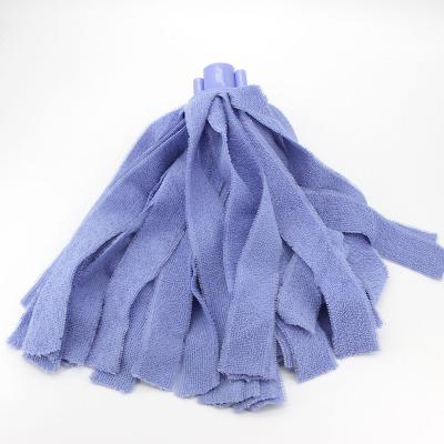 China Manufacturing Industrial Custom Floor Mop Refill Strip Rolls Microfiber Mop Cloth Cleaning Strip for sale