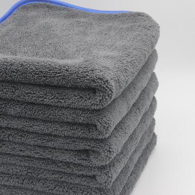 China 800gsm Microfiber Fleece Super Thick Cloth Coral Viable Car Wash Detailing Polishing Cleaning Cloth for sale