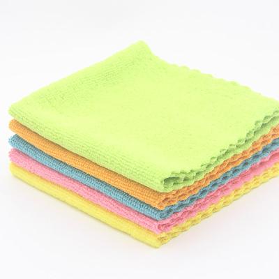 China Durable Edgeless Machine Washable 30x30 Machine Washable Custom Microfiber Towels for sale