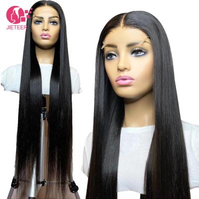 China Water Wave Factory Stain Fast Shipping Brown Ombre Wigs Breathable Good Quality Long Straight Blonde Hair Lace Front Wigs For Women for sale