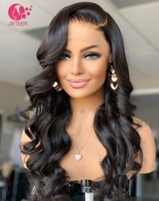 China Wholesale Cheap Brazilian Remy Lace Front Wig Virgin Hair Wigs 100% Ombre Brazilian Hair Water Wave Wigs Factory For Black Woman for sale