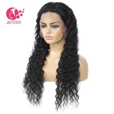 China Brazilian Transparent Deep Wave Lace Wigs 100% Human Cuticle Aligned Virgin Deep Wave Hair Lace Front With Baby Hair For Women Raw Color for sale