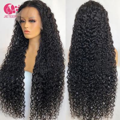 China China Factory Supplier 100% Directly Colored Brazilian Deep Wave Lace Wigs Transparent Hair Lace Front With Baby Hair for sale