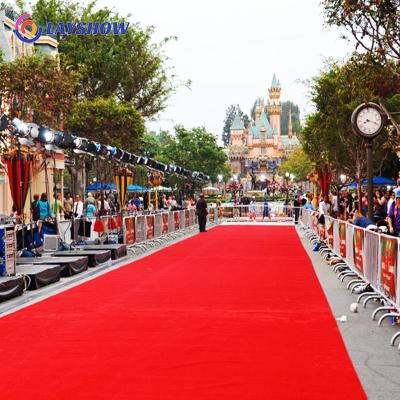 China Reversible Customized Non Woven Exhibition Hallway Runner Carpet Walk Way Single Red Carpet for sale