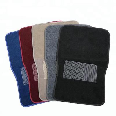 China Black Color Automobile Floor Covering Quality Appropriate Prices Full Set Anti Slip Custom Car Dustproof Foot Mat for sale