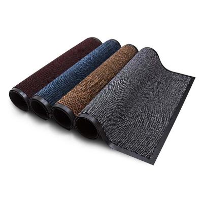 China Large Reversible Washable Outdoor Covers PVC Backing Anti Slip Home Front Door Mat for sale