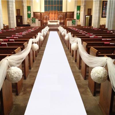 China Stain Resistant Customized Outdoor White Carpet Wedding for sale