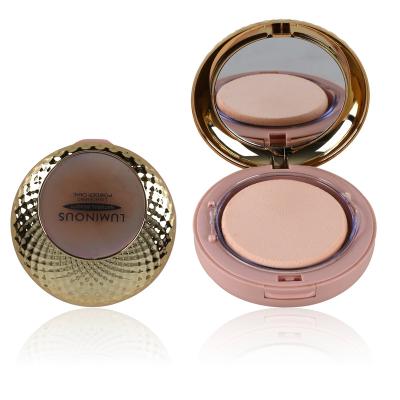 China Brighten Make Your Own Brand Waterproof Natural African Color Good Quality Compact Powder Foundation Pressed Powder for sale