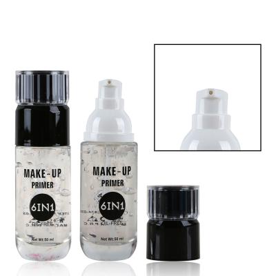 China Brighten Long Lasting Transparent Private Label Gel 50ml Moisturizing Face Makeup Foundation 6 IN 1 Primer for sale