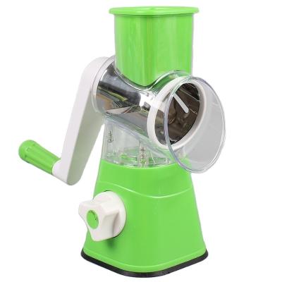 China Viable chrt in hand running spiral multifunctional manual vegetable cleaver blender blender hand roll cutter vegetable shredder for sale