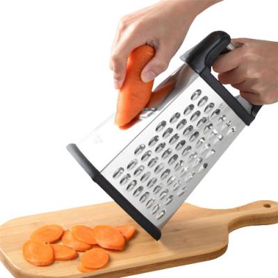 China Competitive price 8 inch/9 inch/10 inch viable manual 4 inch stainless steel side grater, best for vegetable parmesan ginger for sale