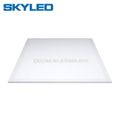 China 595X595mm Modern Splice Frame LED White Silver Panel Light, Recessed Mounted Aluminum Ceiling LED Lamp Te koop