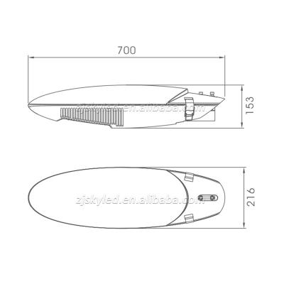 Κίνα ROAD C 85-240V AC LED Outdoor Dusk To Dawn Security Street Light For Use As LED Yard Lighting προς πώληση