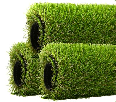 China Fire-Resistence 20mm 25mm 30mm 35mm Artificial Outdoor Soccer Field Carpet Landscaping Decorative Grass Turf 40mm for sale