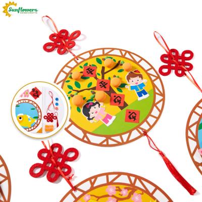 China 100% Eco-friendly DIY Chinese New Year Decorations For Kids Age 3+ Craft Projects Supplies for sale