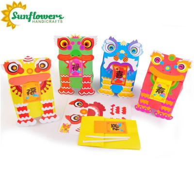 China Creative Chinese New Year 2020 DIY Paper Hand Puppet Kits for Chinese New Year 2020 for sale